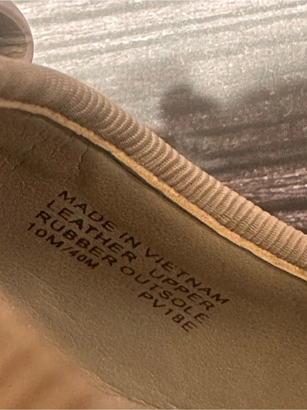 Michael Kors Beige Leather Padlock Bow Ballet Flats Women’s Size 10M
